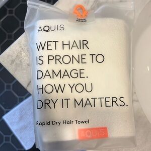 Aquis Rapid Dry Hair Towel - Hair-Drying - Brand New